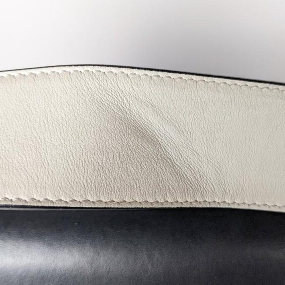 SOLD Fendi Kan I F Eyelet Grommets Python White Leather Shoulder Bag - Picture 7 of 10